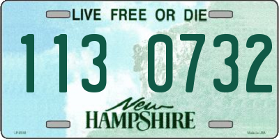 NH license plate 1130732