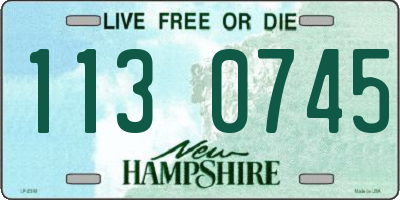 NH license plate 1130745