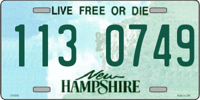 NH license plate 1130749