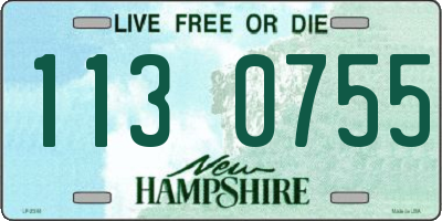 NH license plate 1130755
