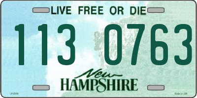 NH license plate 1130763