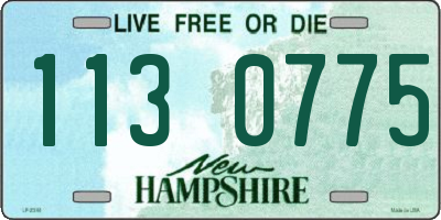 NH license plate 1130775