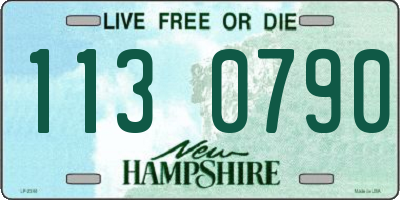 NH license plate 1130790