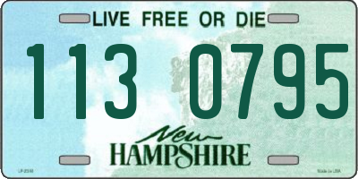 NH license plate 1130795