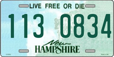 NH license plate 1130834