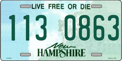NH license plate 1130863