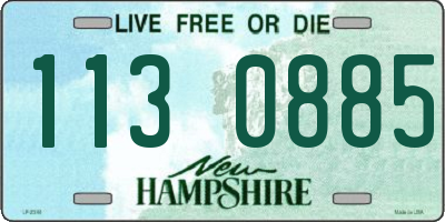NH license plate 1130885