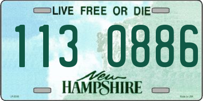 NH license plate 1130886