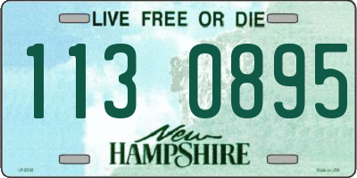 NH license plate 1130895