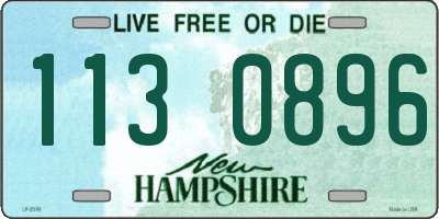 NH license plate 1130896