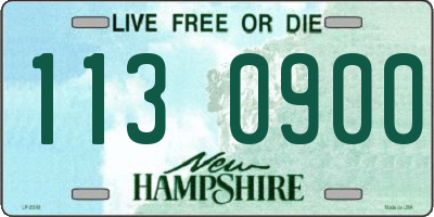 NH license plate 1130900