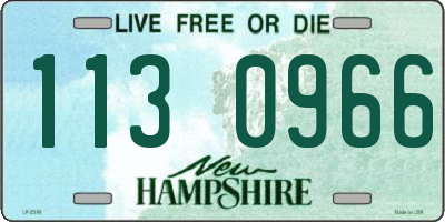 NH license plate 1130966