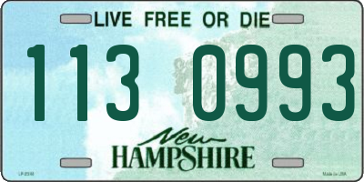 NH license plate 1130993