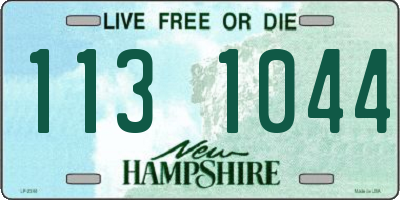 NH license plate 1131044
