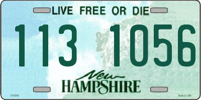NH license plate 1131056