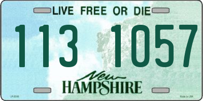 NH license plate 1131057