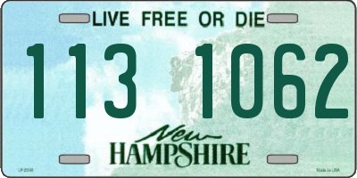 NH license plate 1131062