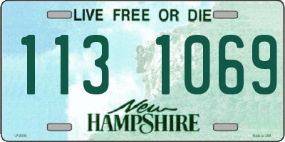 NH license plate 1131069