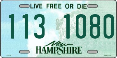 NH license plate 1131080