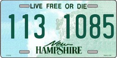 NH license plate 1131085