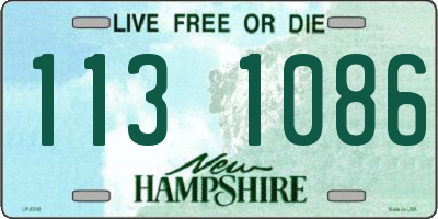 NH license plate 1131086