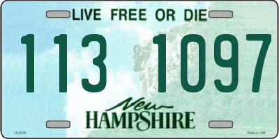 NH license plate 1131097