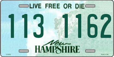 NH license plate 1131162