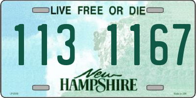 NH license plate 1131167