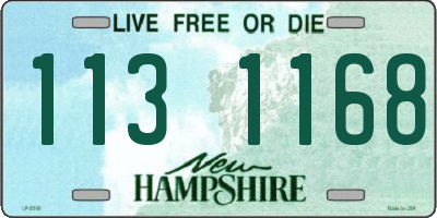 NH license plate 1131168