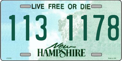 NH license plate 1131178