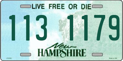 NH license plate 1131179