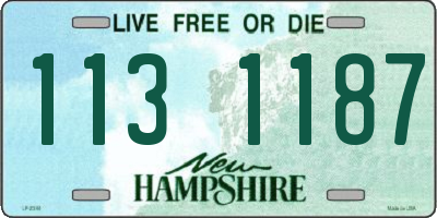 NH license plate 1131187