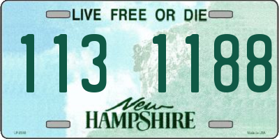NH license plate 1131188