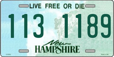 NH license plate 1131189
