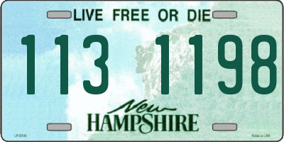 NH license plate 1131198