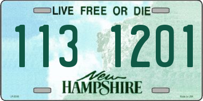 NH license plate 1131201