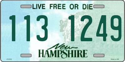 NH license plate 1131249
