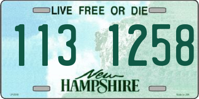 NH license plate 1131258