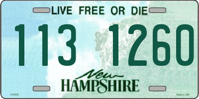 NH license plate 1131260