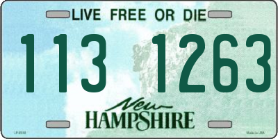 NH license plate 1131263