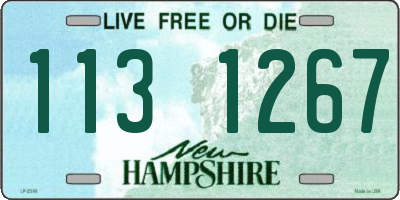NH license plate 1131267