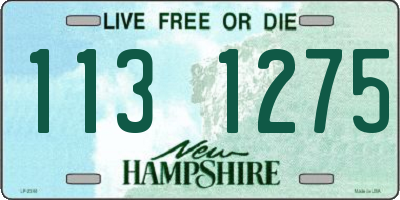 NH license plate 1131275