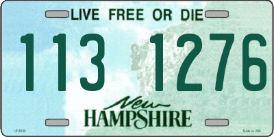 NH license plate 1131276