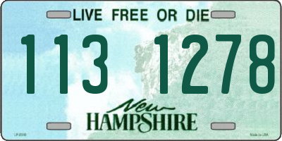 NH license plate 1131278