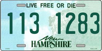 NH license plate 1131283