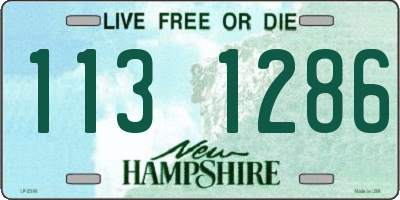 NH license plate 1131286