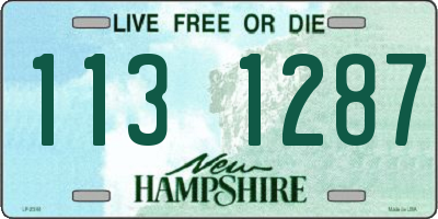 NH license plate 1131287