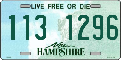 NH license plate 1131296