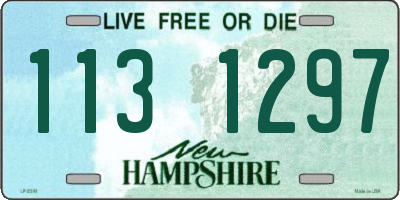 NH license plate 1131297