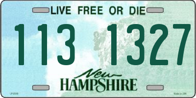 NH license plate 1131327